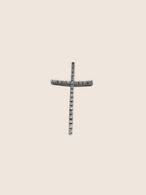 Load image into Gallery viewer, White gold cross pendant
