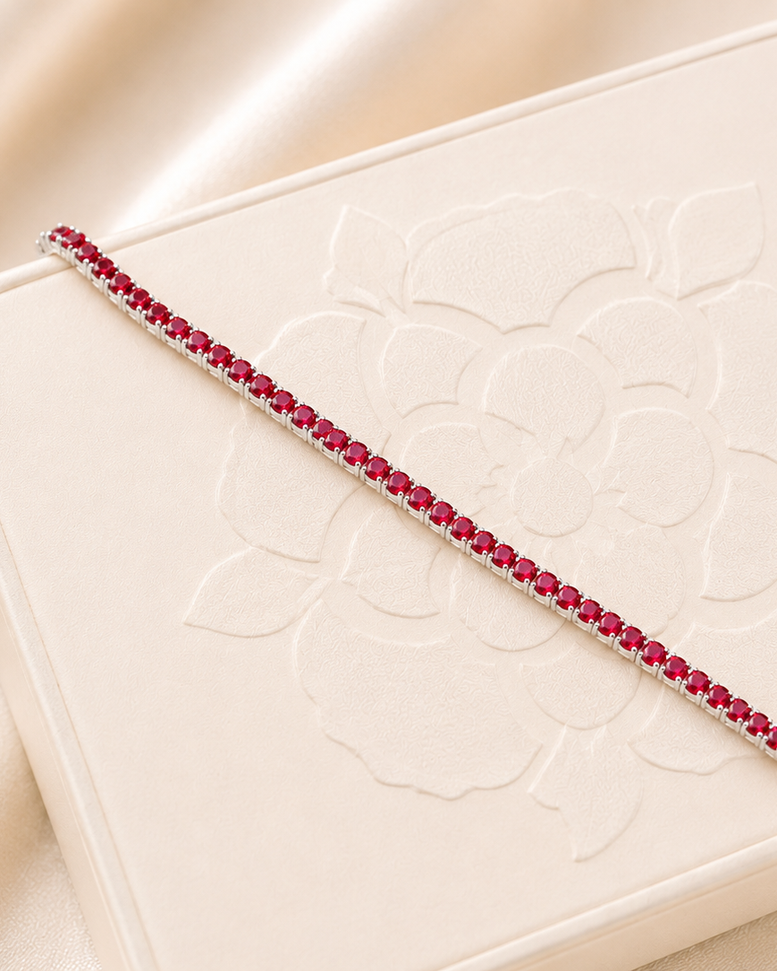 Bracciale Tennis in Argento 925 con Zirconi