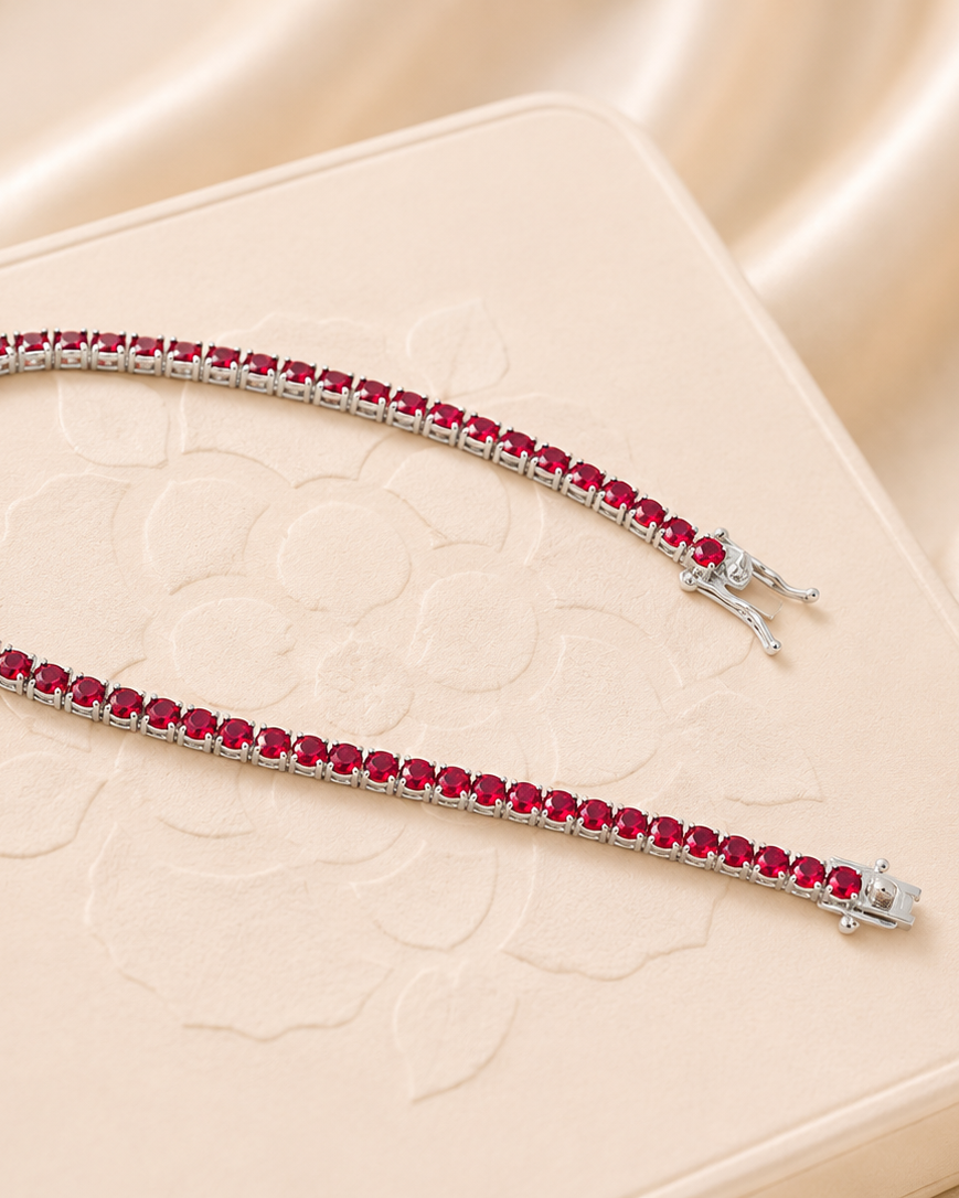 Bracciale Tennis in Argento 925 con Zirconi