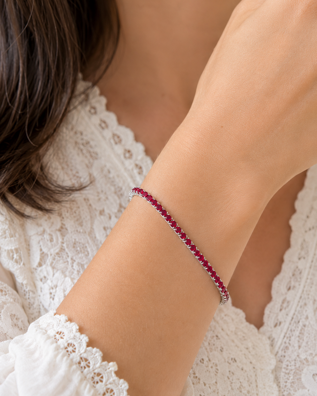 Bracciale Tennis in Argento 925 con Zirconi