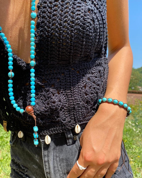 Tibetische Halskette und Armband